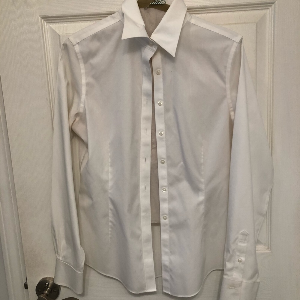 Brooks Brothers 346 White Button Down size 4